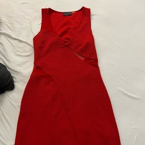 Woman’s Red Dress